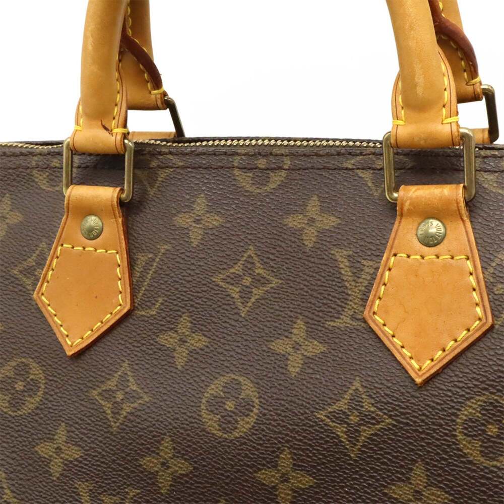 LOUIS VUITTON Brown Monogram Speedy 35 Boston Bag - Picture 8 of 9